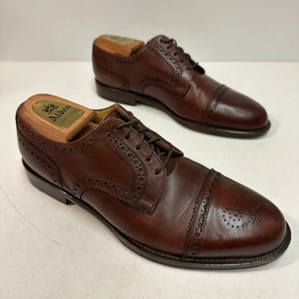 VGUC Rancourt & Co. x Cole Haan Oxford Wingtip Cap Toe Made in Maine USA 8.5